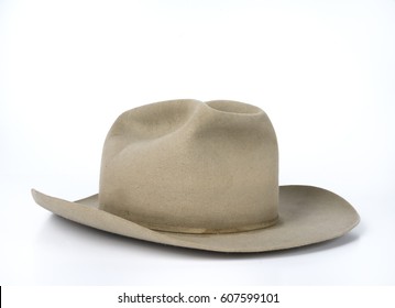 beat up cowboy hat