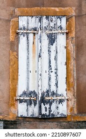 Old And Beautiful Ornate Door, Classic Architectural Detail Found In Metz, France