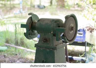 Old Bench Grinder Electrical Grinding 