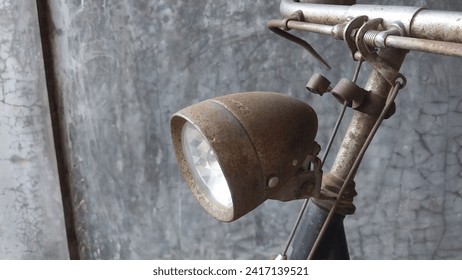 Old bicycle parked in garage, suitable for vintage, transportation, storage, nostalgia, retro, cycling, and urban lifestyle concepts in design. - Powered by Shutterstock