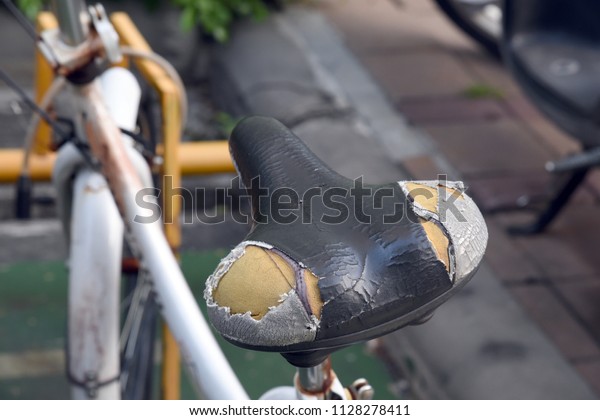 old bike seat