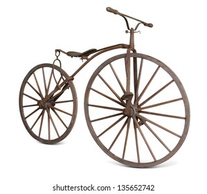 old bicycle wheels