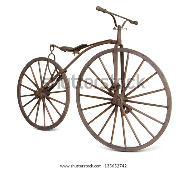 wooden wheel bicycle