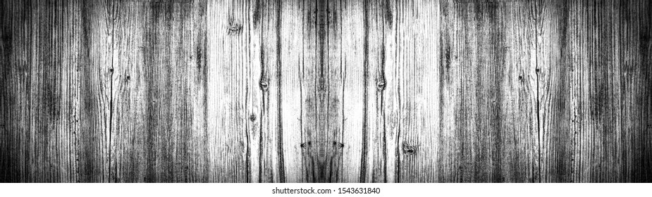 Old Bight Light White Grey  Rustic Wooden Texture - Wood Background Panorama Banner Long