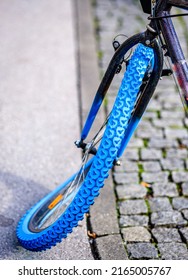 Old Bike At A Street - Photo