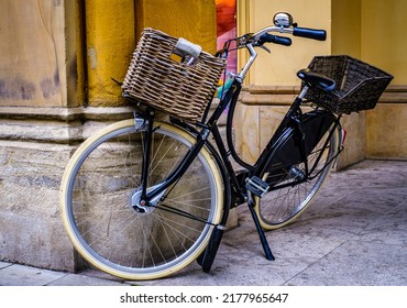 Old Bike At A Street - Photo