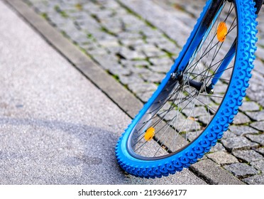 Old Bike At A Street - Photo