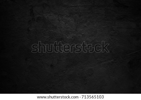 Old black background. Grunge texture wallpaper. Distressed wall. Rustic style. Concrete