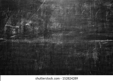 old black blank chalkboard for background