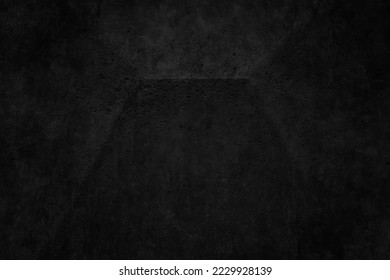 Old black concrete wall background. Dark wallpaper. Blackboard texture - Shutterstock ID 2229928139