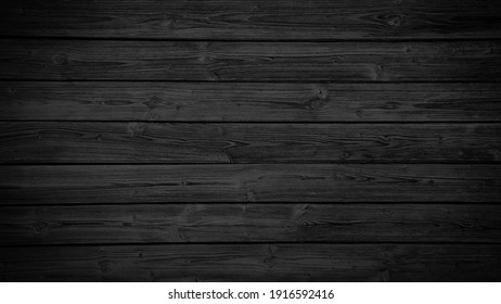 Old Black Grey Rustic Dark Wooden Texture - Wood Background