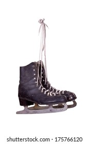 Old Black Ice Skates