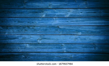 old blue abstract rustic dark grunge wooden texture - wood background banner