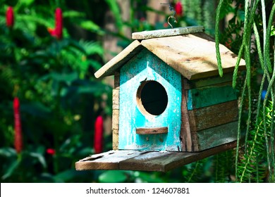 Old Blue Bird House