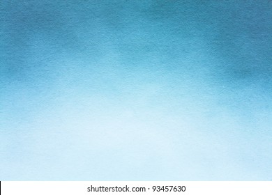 Old Blue Paper Texture (horizontal) / Watercolour Paper Texture For Artwork