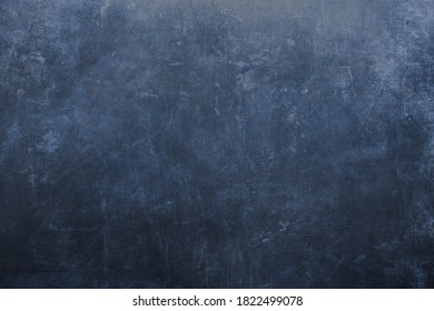 Old blue scratched metal grunge background or texture  库存照片