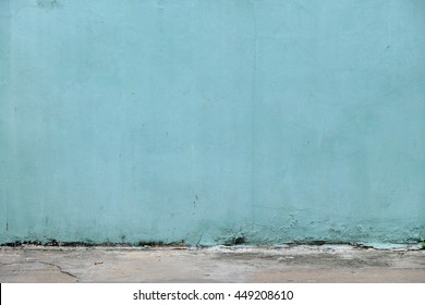 Old Blue Street Wall Background