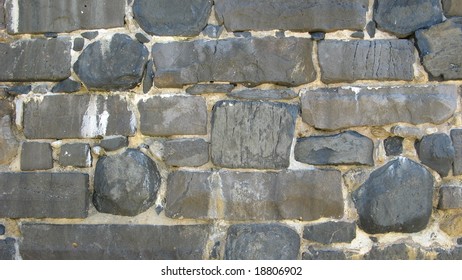 Old Bluestone Wall Abstract