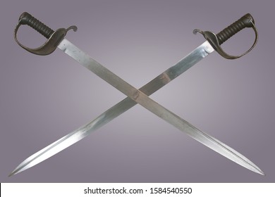old boarding broadswords of the navy