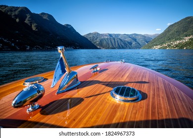 Old boat on Lake Como - Italy