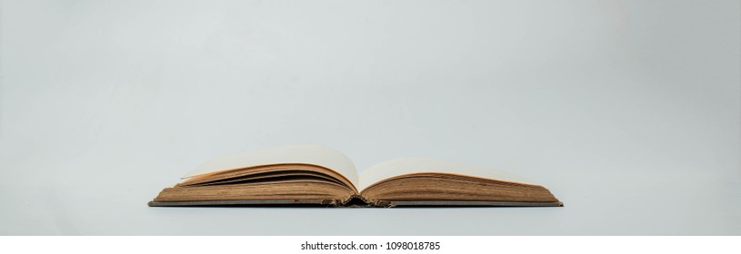 Old Book On White Background