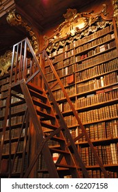 Old Books In A Old Library