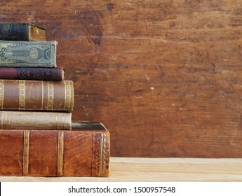 old books on wooden shelf - Shutterstock ID 1500957548