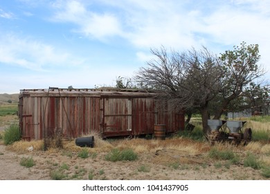 Old Boxcar In Colorado