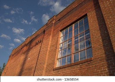 Old Brick Building with Window