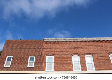 old brick building with windows