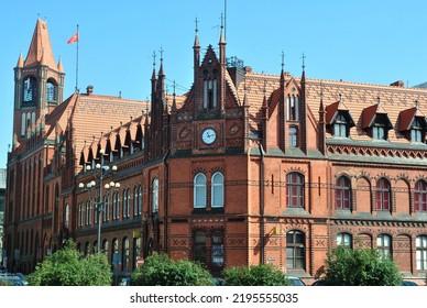 
Old Brick Gothic Post Office In Bydgoszcz