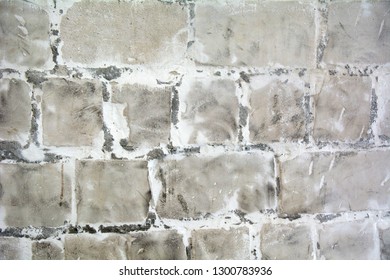 old brick gray wall texture background - Shutterstock ID 1300783936