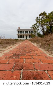 Old Brick Pathway, Cape Lookout National Seashore