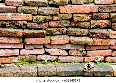 Old brick red brick wall