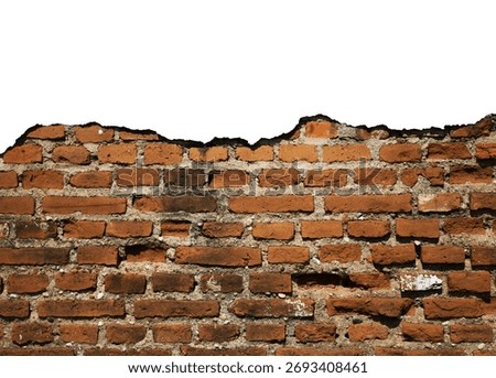 old brick wall border background
