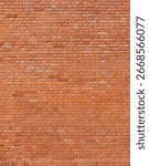 Old Brick Wall Texture Background, Red Brick Blocks Wall, Ancient Bricks Fence, Retro Stonewall with Copy Space, Brickwork Exterior Mockup