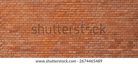Old Brick Wall Texture Background, Red Brick Blocks Wall, Ancient Bricks Fence, Retro Stonewall with Copy Space, Brickwork Exterior Mockup