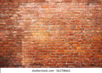 Old brick wall, old texture of red stone blocks closeup - Shutterstock ID 561708661