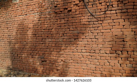 old bricks wall . red bricks wall.