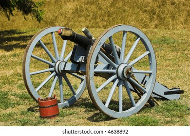 Old British Cannon Used During The War Of 1812