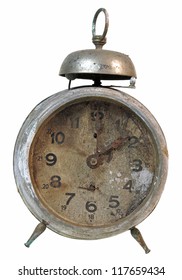 An Old Broken Alarm Clock