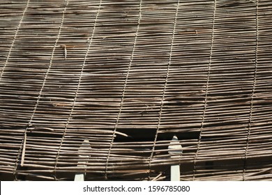 Old Broken Bamboo Curtain, Bamboo
Blinds, Bamboo Window Shades.