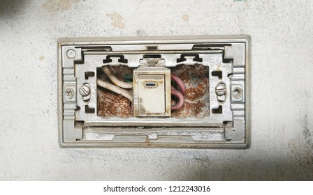 Old Broken Light Switch 