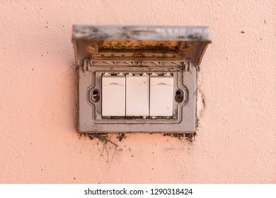 Old And Broken Light Switch