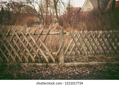 Old Broken Picket Fence