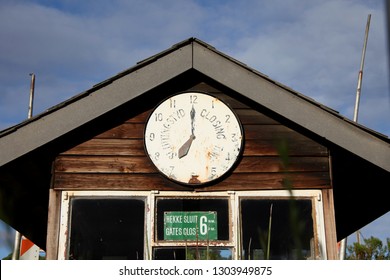 Old Broken Wall Clock