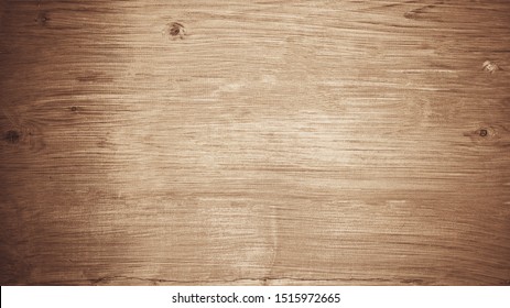 Old Brown Bright Wooden Texture - Wood Background Panorama