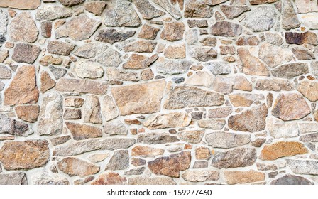 Old Brown And Gray Cobblestone Wall Texture