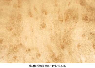 Old Brown Paper Grunge Background. Abstract Liquid Coffee Color Texture.