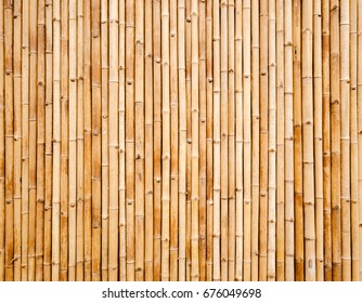 textura de la valla de la tabla de bambú de tono marrón antiguo para fondo